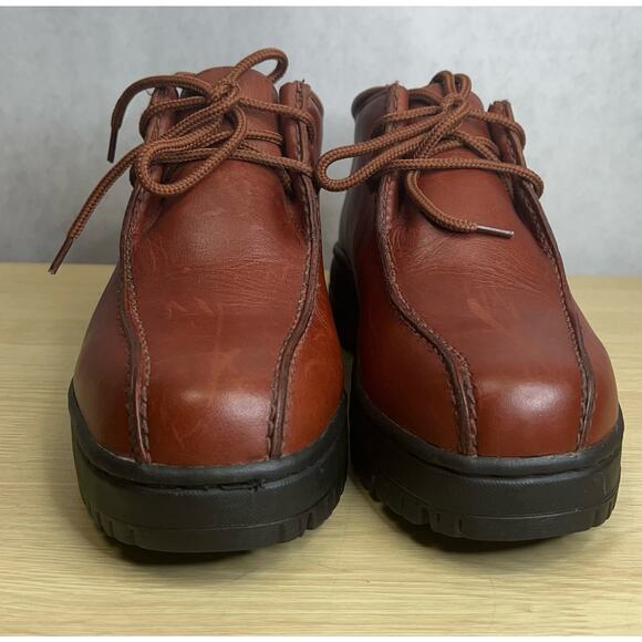 Vintage Stacy Adams Granburry Chukka Chunky Retro Men’s Boots Leather  Size 7M - Picture 3 of 11